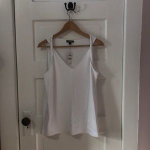NWT White twisted tank
